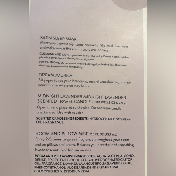 NWT Evening rituals Lavender Giftset - Picture 3 of 3